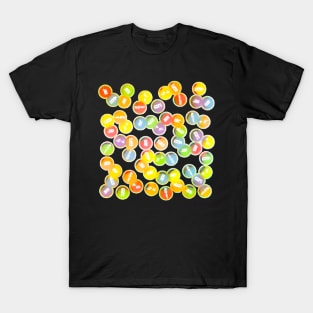 RV Colored Bubbles - Big Bright, Retro Style Dots T-Shirt